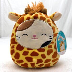 Original Squishmallows Cam The Calico Cat Giraffe 7.5" Plush Toy Kellytoy